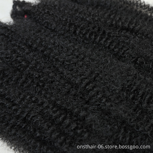Onst Afro Marley Hair Springy Afro Twist extension spring afro twist braid Box Brainding Hair Crochet Hair